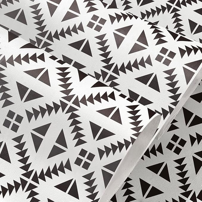 Jeweluck Black and White Peel and Stick Wallpaper Black and White Removable - Image 9