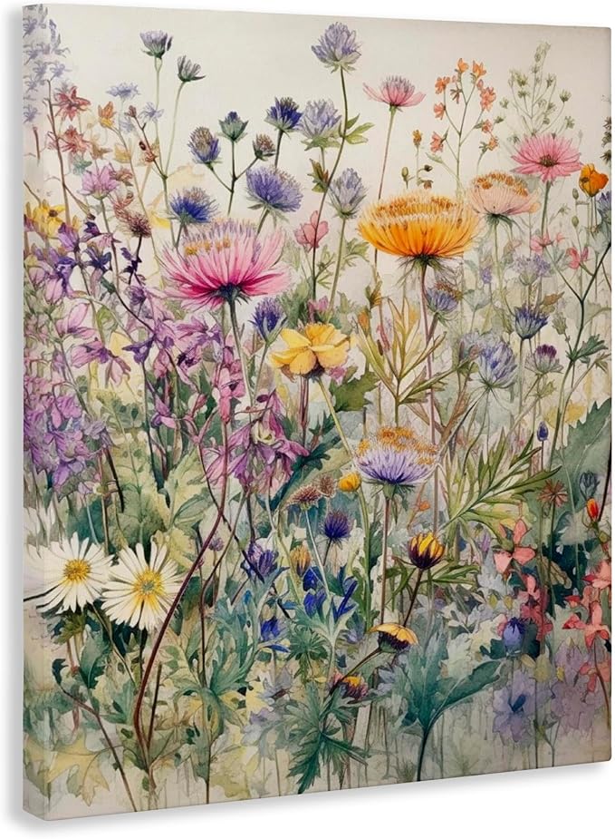 Stupell Industries 'Mixed Wild Flowers', Canvas Art, 24 x 30 Inches, Made in USA - Image 2