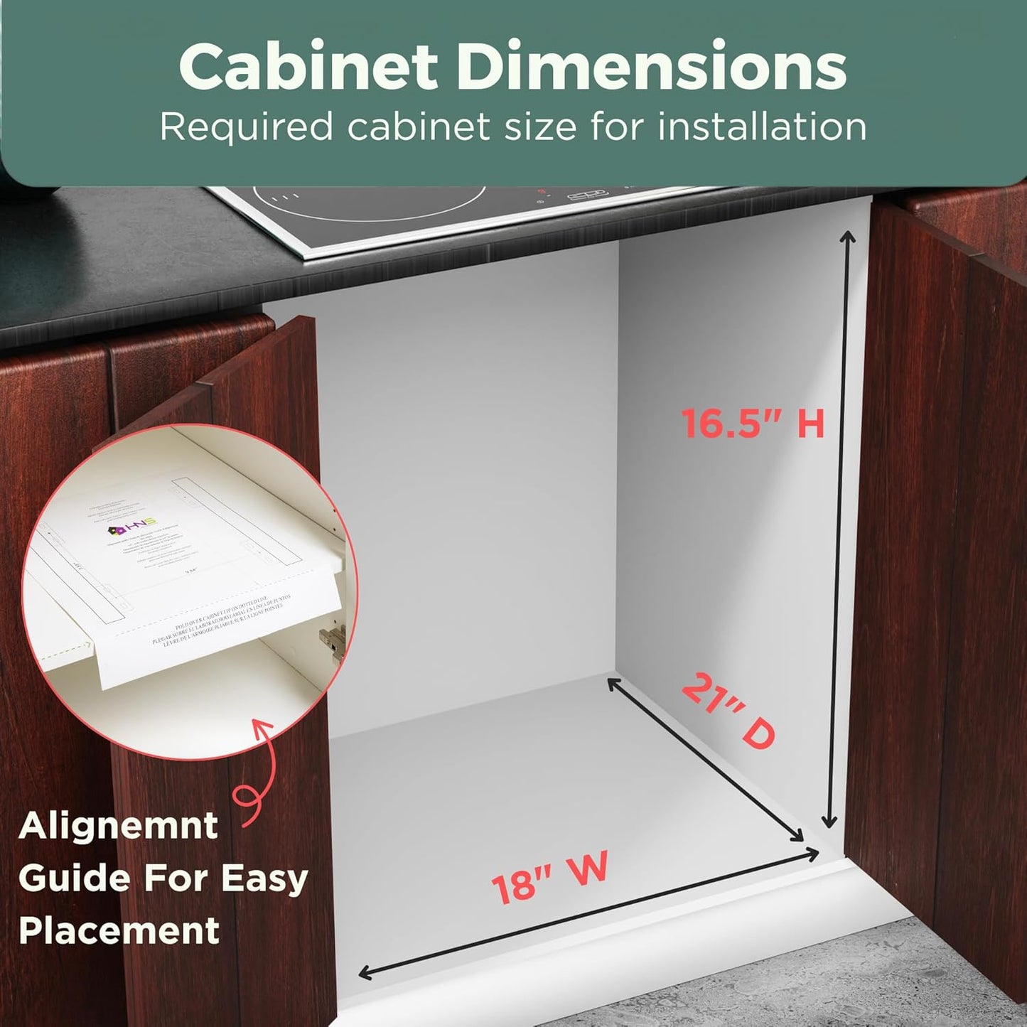 HOLDN’ STORAGE Two Tier Pull Out Cabinet Organizer, Individual Sliding Drawers - Heavy Duty Metal with Lifetime Limited Warranty - Anti Rust Chrome Finish - 17" W x 21”D x 16.5" H