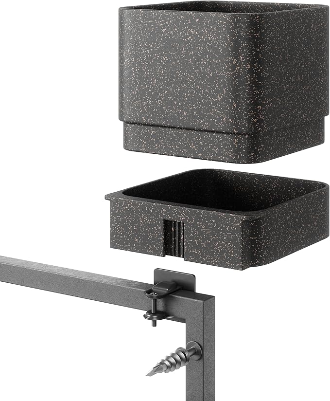 Umbra Cubiko Wall Planter with 4 Lightweight and Durable Pots - Image 11
