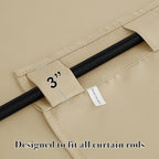 RYB HOME Room Darkening Curtains - Image 2