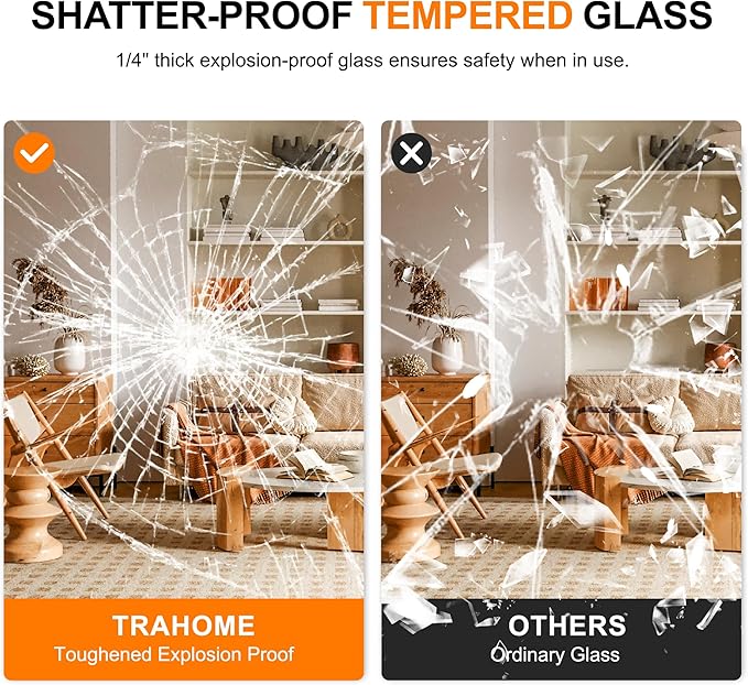 TRAHOME Arched Full Length Mirror, - Image 9