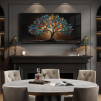 Large Framed Tree of Life Wall Art - Image 3