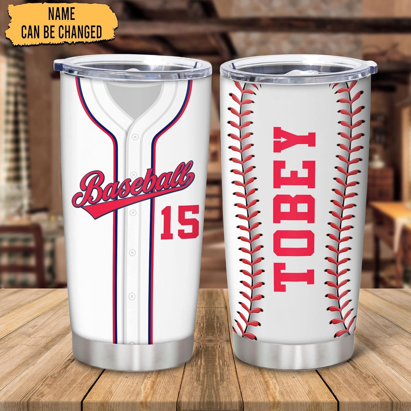 Hyturtle Personalized Baseball Tumbler Baseball Players Design Stainless Steel Double Walled Vacuum Insulated Tumblers 20oz30oz Coffee Travel Mug Cup Christmas Gift For Men Boys Friends Dad Sports Fan