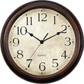 KECYET Wall Clock Battery Operated Vintage Silent Non-Ticking Analog Wall by KECYETWALLCLOCK