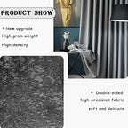 Room Divider Curtains for Ceiling Track Rod, 100% Blackout Ceiling Track - Image 3