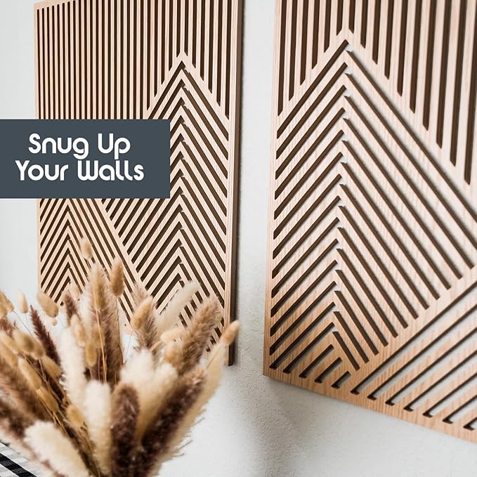 SnugLife 2 Pcs Wood Mountain Wall Art - Image 8