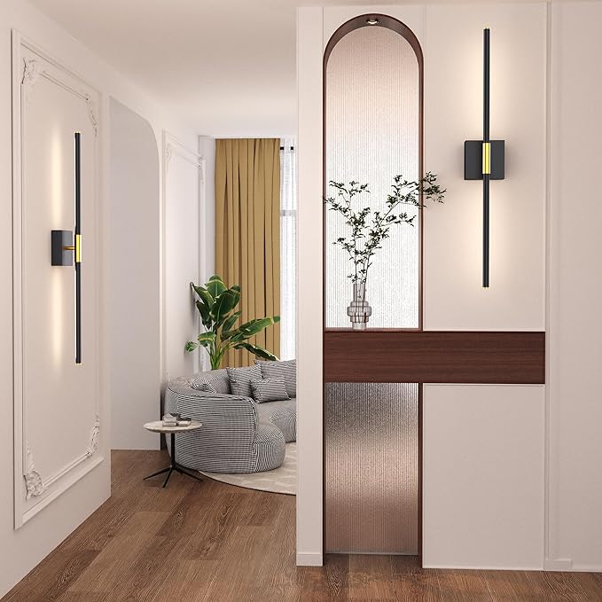 31.5 Inch Battery Operated Wall Sconce Set of Two, 8000mAh USB Rechargeable - Image 9