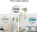 CHYLIN Wall Clock, 14 Inch Wall Clocks Battery Operated Silent Non Ticking - Image 2