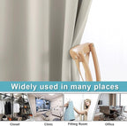 RYB HOME Temporary Doorway Curtains Blackout Privacy Room Divider Curtains - Image 6