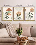 PHOPAGO Boho Wall Art Sage Plant Botanical Bohemain Framed Wall Printing - Image 9