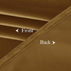 NICETOWN Gold Brown Velvet Curtains 2 Panels, Luxury and Soft Backdrops - Image 8