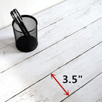 CiCiwind 393"X17.7"Wood Peel and Stick Wallpaper White Wood Wallpaper Self - Image 6