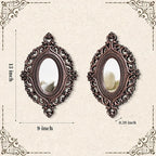 ZEXUIRU 4 Set. Rustic Wall Mirrors - Image 6