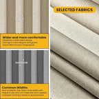 100% Blackout Room Divider Curtains Ceiling Curtain Track Sets Blackout - Image 5