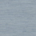 Chesapeake Blue Faux Grasscloth Wallpaper by Chesapeake