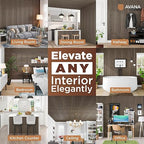 Avana Acoustic Wood Wall Panels –93.2x11.25 Inch Panels – Fits 94x12 Layout – - Image 3