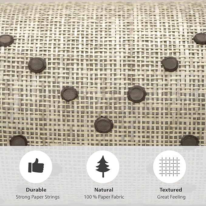 Ansehan Hand-Crafted Wallcovering HA3002 Droplets 36" W x8 Yard L Textured - Image 6
