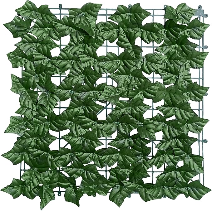 Odtory Artificial Ivy Privacy Fence Wall Screen: 72 x144 in UV-Anti Faux - Image 7