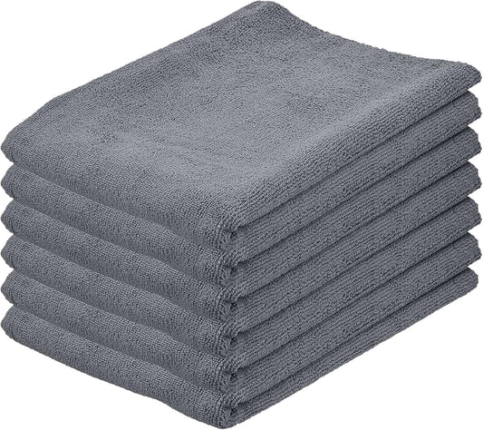 Superio Microfiber Squeegee Mopping Towel Extra Large Miracle Cloth 20 x 30 Streak Free Microfiber Floor Cloth-Rag for Cleaning House, Kitchen, Bathroom-Scratch Free- 6 Pack