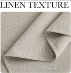 NICETOWN Linen 100% Blackout Insulated Patio Curtain 84" Long Burg, 1 Panel - Image 7