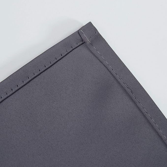 LEMOMO Grey Thermal Blackout Curtains/52 x 108 Inch/Set of 2 Panels Room - Image 8