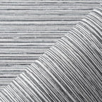 Grasscloth Textured Wallpaper Dark Gray Linen Thick 24" X 394" Fabric Contact by osayhome