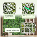 Artificial Green Boxwood Grass Wall Roll: 40"x120" UV Protected Ivy Privacy - Image 4
