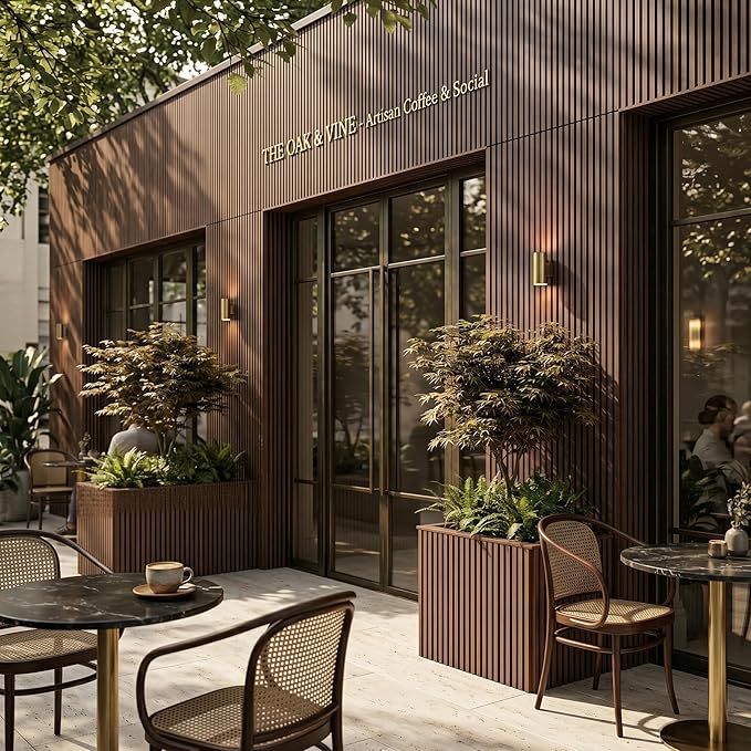 From Plain to Beautiful in Hours WPC Exterior Wall Slat Panels Waterproof - Image 17