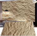 KASARO 3D Faux Stone Wall Panels, Cement Texture Thicker Accent by KASARO