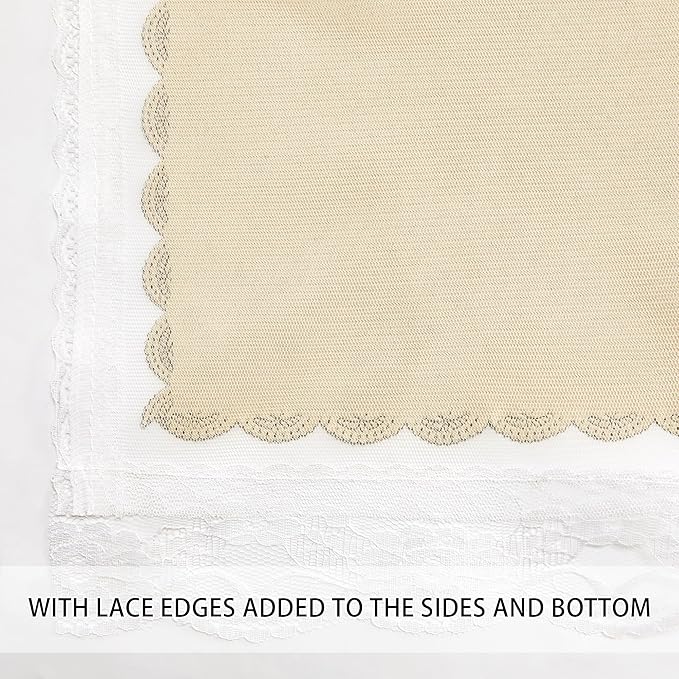XiDi Curtains for Bedroom Decor Beige52/63/1 - Image 4