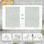 Amiya Grasscloth Grey Wallpaper Peel and Stick Faux Fabric Linen Contact Paper - Image 4