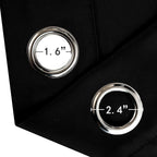 LEMOMO Black Thermal Blackout Curtains/42 x 95 Inch/Set of 2 Panels Room - Image 5
