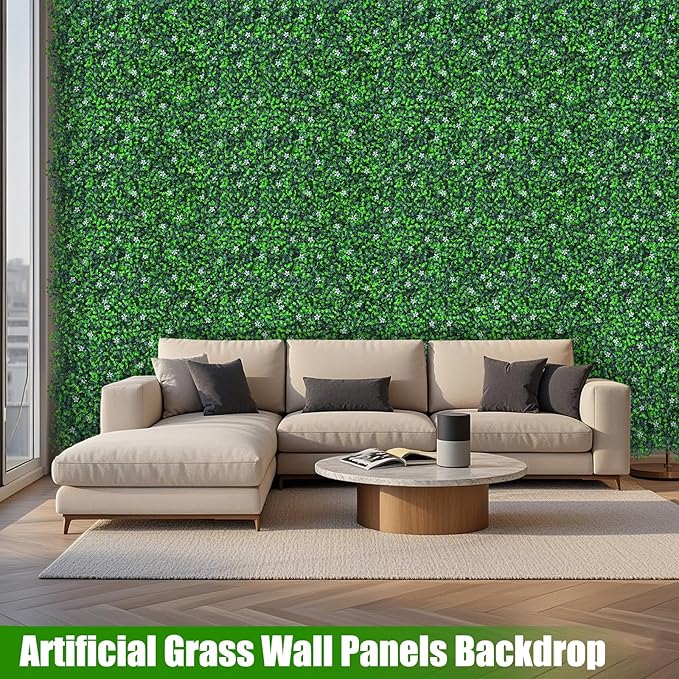 EverNture 40"x120" Grass Wall Panels, Artificial Grass Backdrop, Fake Greenery - Image 5
