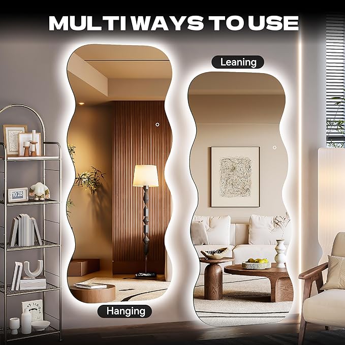 Hasipu Wavy Full Length Mirror - Image 6