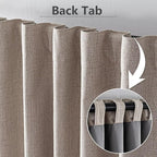 IGEMAEVE 100% Blackout Curtains 108 Inches Long - Image 3