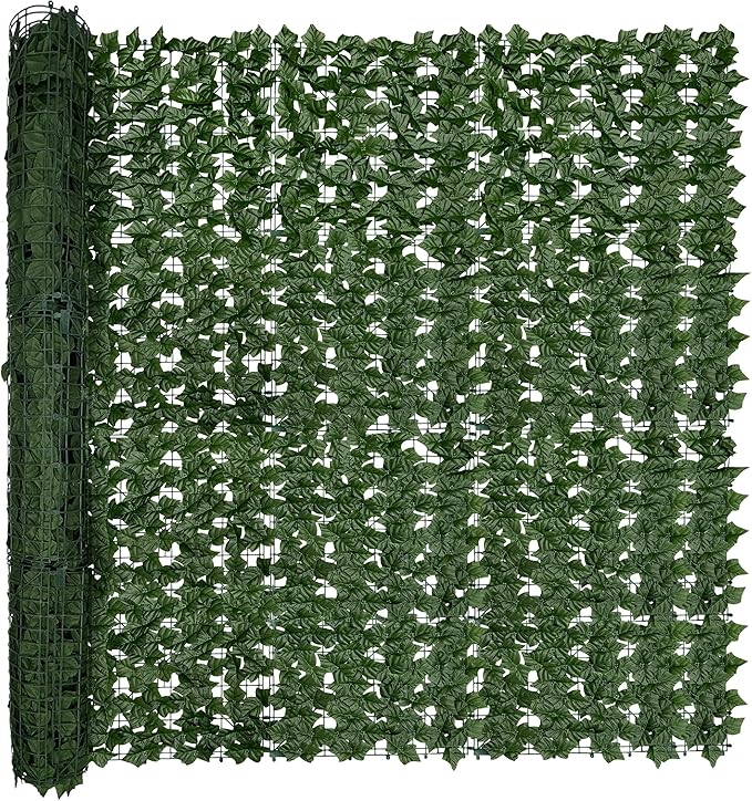 Artificial Ivy Privacy Fence Screen: 80 "x 120" Anti-Ultraviolet Artificial by DOPGIB