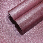 CHIHUT Pink Glitter Wallpaper Stick and Peel 15.7''x100'' Sparkle Glitter by CHIHUT