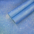 CHIHUT Holographic Blue Glitter Wallpaper 15.7''x100'' Sparkly Iridescent by CHIHUT