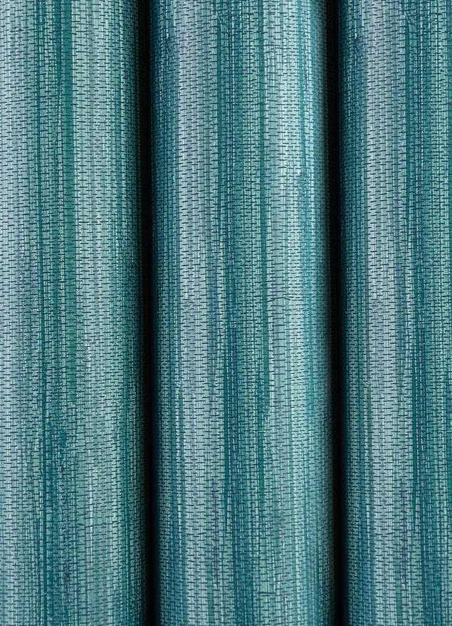 NuWallpaper Steel Blue Grassweave Peel & Stick Wallpaper - Image 11