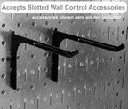 Wall Control Pegboard Rack Garage Storage Galvanized Steel Horizontal Peg Board - Image 8
