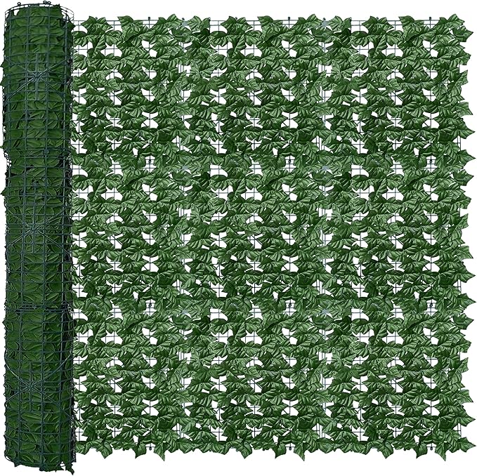 ODTORY Artificial Fence Privacy Screen: 5FT x 20FT UV-Anti Faux Greenery by ODTORYHOME