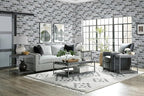 Guvana 17.3"×472.4" Brick Wallpaper Peel and Stick Wallpaper Grey Removable - Image 6