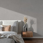 Guvana Grasscloth Peel and Stick Wallpaper Grey Textured Contact Paper Modern - Image 3