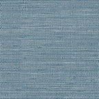 JiffDiff Grasscloth Wallpaper Peel and Stick 1181" x 17.3" Blue Cream by wallpaper