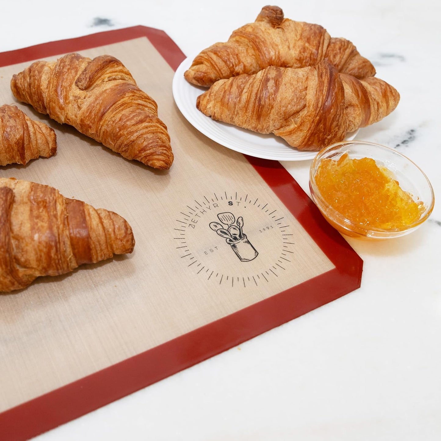 Silicone Baking Mats, Full Size Baking Sheet Liners, Multi Pack,17 x 25 inch, Non-Stick, Silicone Baking Sheet Liner, Perfect For Baking Macarons Cookies And Cakes (Full Size, 2, Baking Mats)