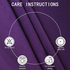 LEMOMO Blackout Curtains 66 x 84 inch/Purple Curtains Set of 2 Panels/Thermal - Image 4