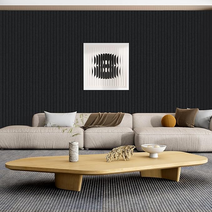 5 Pack Acoustic Panels, 47.2 x 23.6 x 0.35 Inch Sound Proof Panels - Image 6