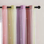 XiDi Pink Blackout Curtains for Bedroom Decor - Image 2