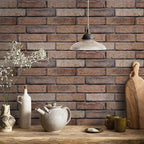 Commomy 3D Peel and Stick Brick, Ultralight Thin PVC Faux Brick Wall Panels - Image 8